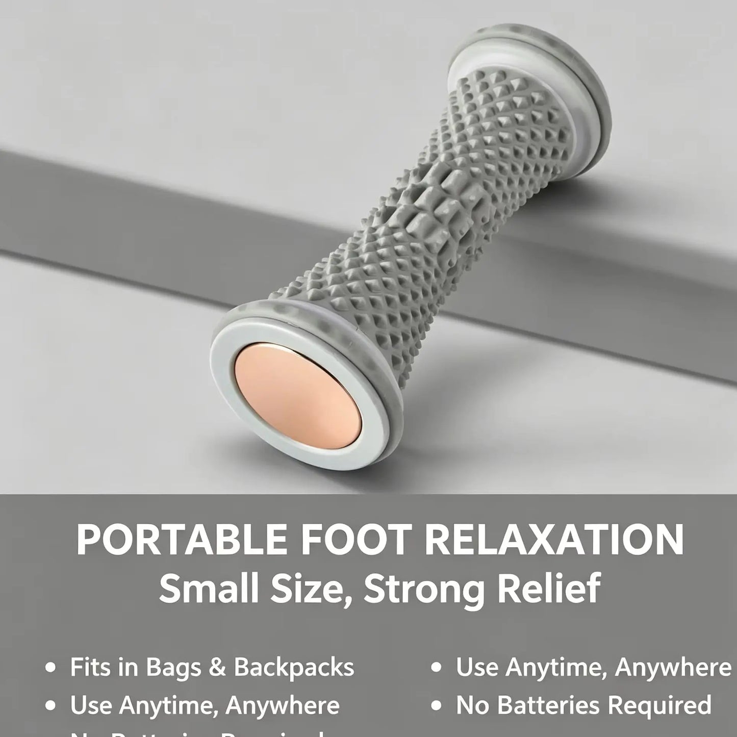 Plastic Manual Foot Roller Massage Ball Plantar Fascia Massager Yoga Foot Roller Relieve Foot Soreness Muscle Relax Tool
